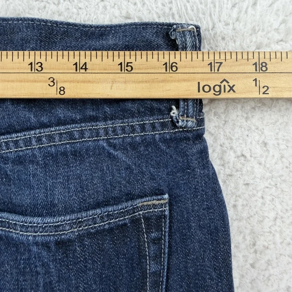 Banana Republic Jeans Mens 32x30 Blue Slim Straight 100% Cotton Denim Pants